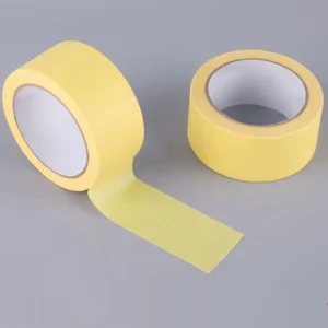 Crepe Easy Tear Removable Crafting Heavy Duty Paper Yellow Painting Masking Tape 25mm X 50m