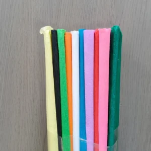 Crepe Paper High Stretch Rate Single-Sided PE Coating for Gift Hand Craft Colorful Crepe Paper China Factory