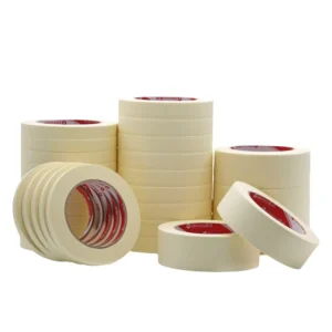 Crepe Paper Roll for Interior Exterior Wall Paint Covering Single Sided Pressure Sensitive Adhesive Moderate 20mm