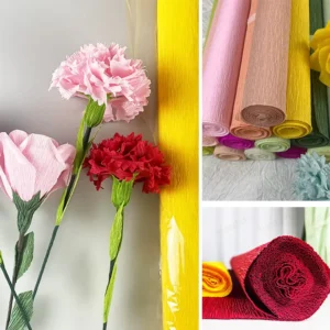 Crepe Paper Rolls for DIY Arts Crafts Streamer Flower Decorative Elements