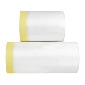 Crepe Paper Tape Masking Film Dustproof Masking Tape Protection Painting Pre Taped Masking Tape Film