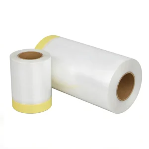 Crepe Paper Tape Masking Film Furniture Protection Car Automotive Pre Taped Auto Paint Masking Plastic Film