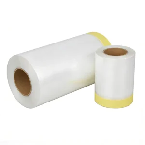 Crepe Paper Tape Masking Film Pre Taped PE Cover Film for Painting