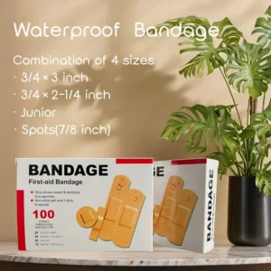 Cross-border Foreign Trade Special Multi-size Combination Waterproof Skin Color Microporous Breathable Home Daily Use 100-count