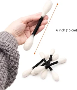 Cross border New Arrival Catnip Cotton Swabs Wool Felt Cat Chew Sticks Interactive Cat Teaser Wands