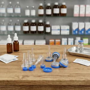 Custom 16 Cavity Medical Grade Euro Cap Mold Infusion Set Packaging Precision Injection Tooling Fast Cooling System OEM/ODM