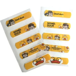 Custom Adhesive Fabric Kid Skin Color Band Aid Cute Medical Plaster for Wound Care and Pain Management