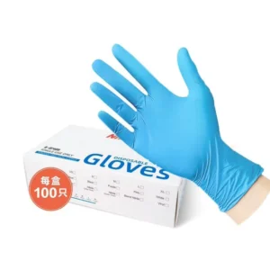 Custom CE Certified Food Grade Thickened Disposable Vinyl Gloves Powder Free Waterproof Oil Resistsnt 5mil Vinyl Safety Gloves