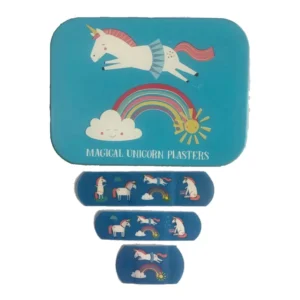 Custom Cartoon Waterproof PE Material Safety Certified CE Certified Medical Adhesive Bandage Tin Box Band Aid EO Sterilized 50