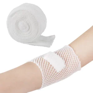 Custom Cotton Compression Elastic Bandage Soft Breathable Stretch Net Dressing for Medical for Clothing & Muscles Strains