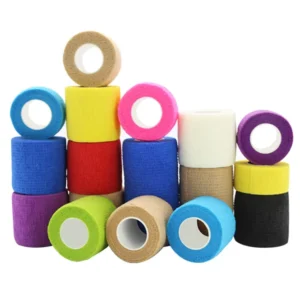 Custom Cotton Elastic Stretch Hook Grip Weightlifting Sport Breathable EAB Self Adhesive Bandage Wrap Tape for Thumb