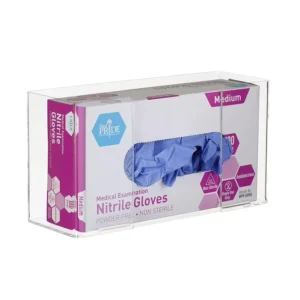 Custom Counter Top Acrylic Medical Examination Glove Dispenser Holder Wall Mounted Acrylic Single Nitrile Glove Box Dispenser