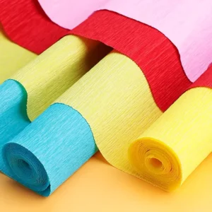 Custom Creative Handmade Colored Crepe Paper for Flower Wrapping Art Decoration Paper & Paperboards