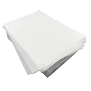 Custom Design White Ink Vellum Paper Bridesmaids Wedding Invitations Luxury Elegant Single Side Moisture Proof Coating