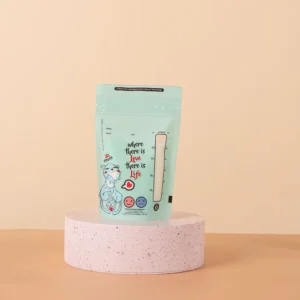 Custom Double Ziplock Pre sterilized 200ml Breast Milk Storage Bags 50 Pcs Breastfeeding Milk Bag