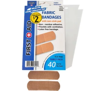 Custom Elastic Fabric Adhesive Bandages Disposable Medical Wound Plaster Safety Feature Band Aid