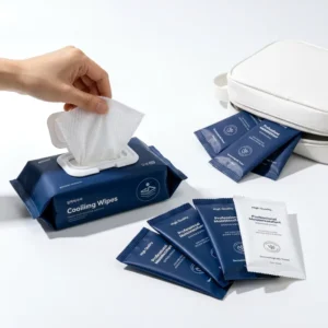 Custom Formula Non Woven Antibacterial Eco Friendly Flushable Wet Wipes with Smooth Texture for Daily Personal Care