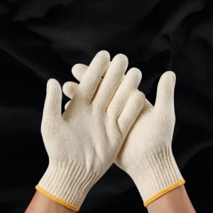 Custom Heavy Duty Industrial Disposable Safety Cotton Breathable Labour Mechanic Work Gloves Men for Working on Cars
