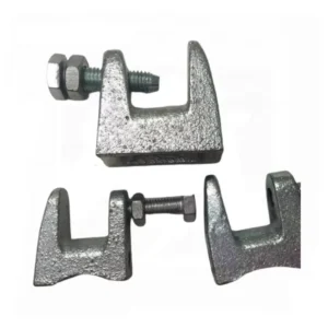 Custom Heavy Duty Stainless Steel Saddle Beam Clamps with Electrogalvanized Finish ISO 9001 Certified OEM ODM