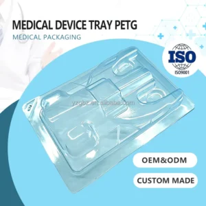 Custom High Clarity PETG Medical Sterile Extruded Blister Packaging Tray with Cutting Service for Surgical Instruments