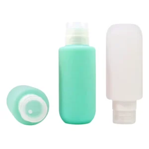 Custom Large Capacity 200 ML Refillable Travel Bottles Leak Proof Food Grade Silicone Reusable Soap Squeeze Shampoo Bottle 6oz