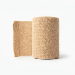 Custom Latex Free Self-Adhesive Flexible Wrap Cotton Self Adhesive Vet Elastic Cohesive Gauze Bandage