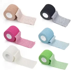 Custom Logo 2.5cm X 4.5m Sports Tape Breathable Elastic Bandage Lite EAB Hook Tear Light Grab Thumb Lifting Athletic Tape
