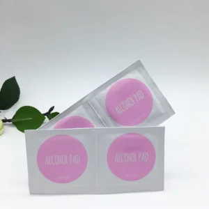 Custom Logo Biodegradable Disposable Portable 70 Isopropyl Alcohol Swab