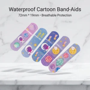 Custom Logo Breathable Plaster Printed Band Aid Cute Cartoon Design Wound Private Label Band Aids
