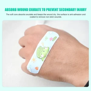 Custom Logo Cartoon Adhesive Bandages Waterproof Breathable Kids Band Aids