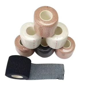 Custom Logo Cotton Breathable Weightlifting Thumb Tape Light Elastic Self Adhesive Bandage