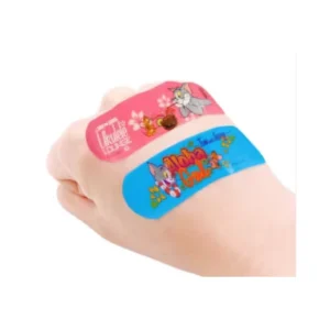 Custom Logo Cute Cartoon Character Kid Band Aids Breathable Wound Plaster with Convenient Bag Pack