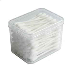 Custom Logo Disposable Cotton Swabs Medical Grade Cotton Buds with Wooden Sticks Private Label OEM
