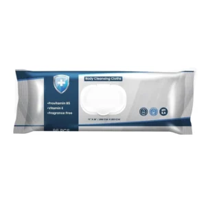 Custom Logo Eco Friendly Antibacterial Patient Adult Elderly Wet Wipes Alcohol Free Rinse Free Individually Cleansing Wipes