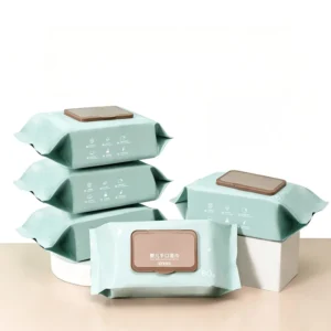 Custom Logo Household Wet Wipes Eco-Friendly Non-Woven Extra Soft High-Efficiency Unscented Individually Wrapped