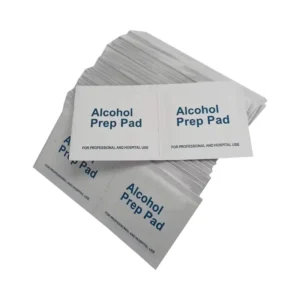 Custom Logo No Slag Dropping Safety Standard Sterile Non woven Medical Alcohol Swab 70%