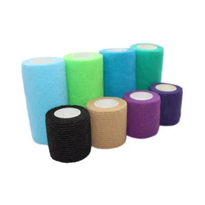 Custom Logo Printed Self Adhesive Bandage Strong Elastic Cohesive Wrap Bandage for First Aid & Workplace Kits