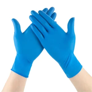 Custom Logo Pure Nitrile Disposable Gloves Industrial Mechanic Heavy Duty Powder Free Black for Hand and Arm Protection