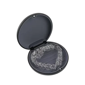 Custom Logo Silicone Pad Liner Dental Retainer Case Retainer Box Aligner Case