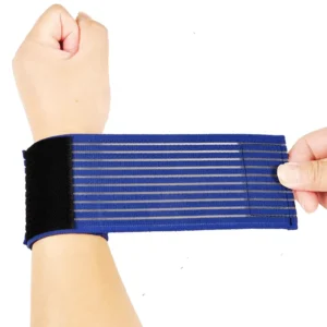 Custom Logo Sport Outdoor Wrist Guards Universal Fit Sports Support Bandage Soft Elastic Breathable Nylon Polyester