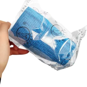 Custom Logo Vet Pet Use Self Adhesive Cohesive Elastic Bandage Wrap for Horses Leg Hoof