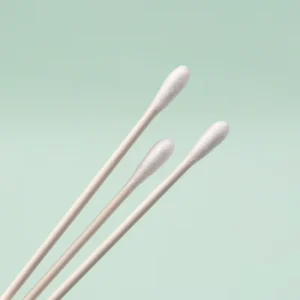 Custom Long Handle Cotton Swabs 6 Inch Bamboo Stick for Precision Cleaning Makeup Application and Electronics Care