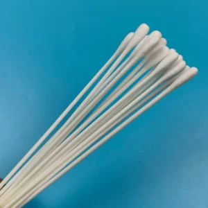 Custom Made 20cm Long PP Stick Qtips Medical Grade Cotton Bud Swab Applicator for Laboratory