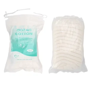 Custom Medical Highly-Absorbent 100% Bleached Cotton Pure Cotton Zigzag 25g Personal Care for Medical and Surgical Use