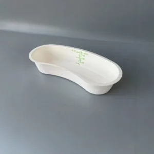 Custom Molded Sugarcane Pulp Medical Packaging Trays Disposable Laminated Bagasse Dishware Degradable Consumables