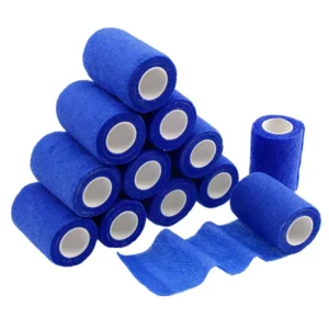 Custom Multi Color Medical Self Adhesive Bandages Wrap Cohesive Highly Elastic CE Certified Individual Pack Consumables