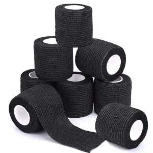 Custom Non Woven Elastic Cohesive Bandage Waterproof Disposable Vet Wrap Tattoo Grip Self Adhesive Bandage