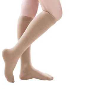 Custom Nylon Medical Compression Sport Socks for Youth Spring Season Body Logo Knee High