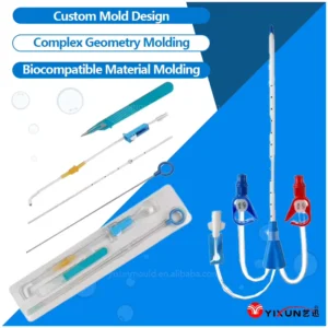 Custom OEM Medical Injection Molding for CVC Components Precision Molds for 3 Way Stopcocks Luer Lock Hubs & Y Connectors