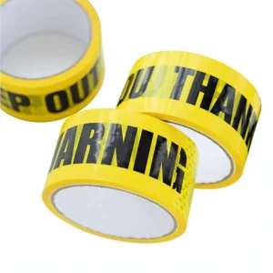 Custom PE Warning Tape Thickened Waterproof Reflective Multi Color Red White Yellow Black Construction Isolation Adhesive